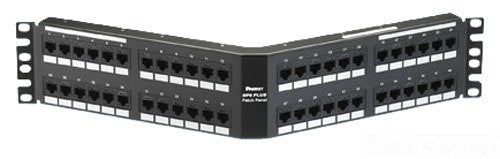 Panduit 48 Port Cat6 Angled Network Patch Panel