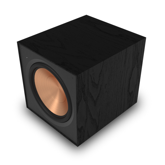klipsch Reference R-121SW 12” Front-Firing Subwoofer with revamped Spun-Copper thermoformed crystalline Polymer woofers and an All-Digital Amplifier for Premium Sound