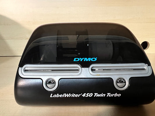 Dymo LabelWriter 450 Twin Turbo Direct Thermal Label Printer W P adapter & USB