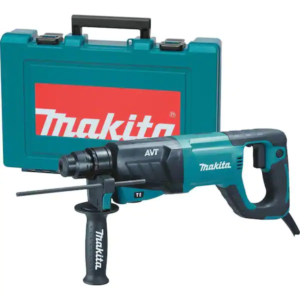 Makita 7 Amp Corded 1 in. SDS-Plus Concrete/Masonry Rotary Hammer Drill with Side Handle and Hard Case
